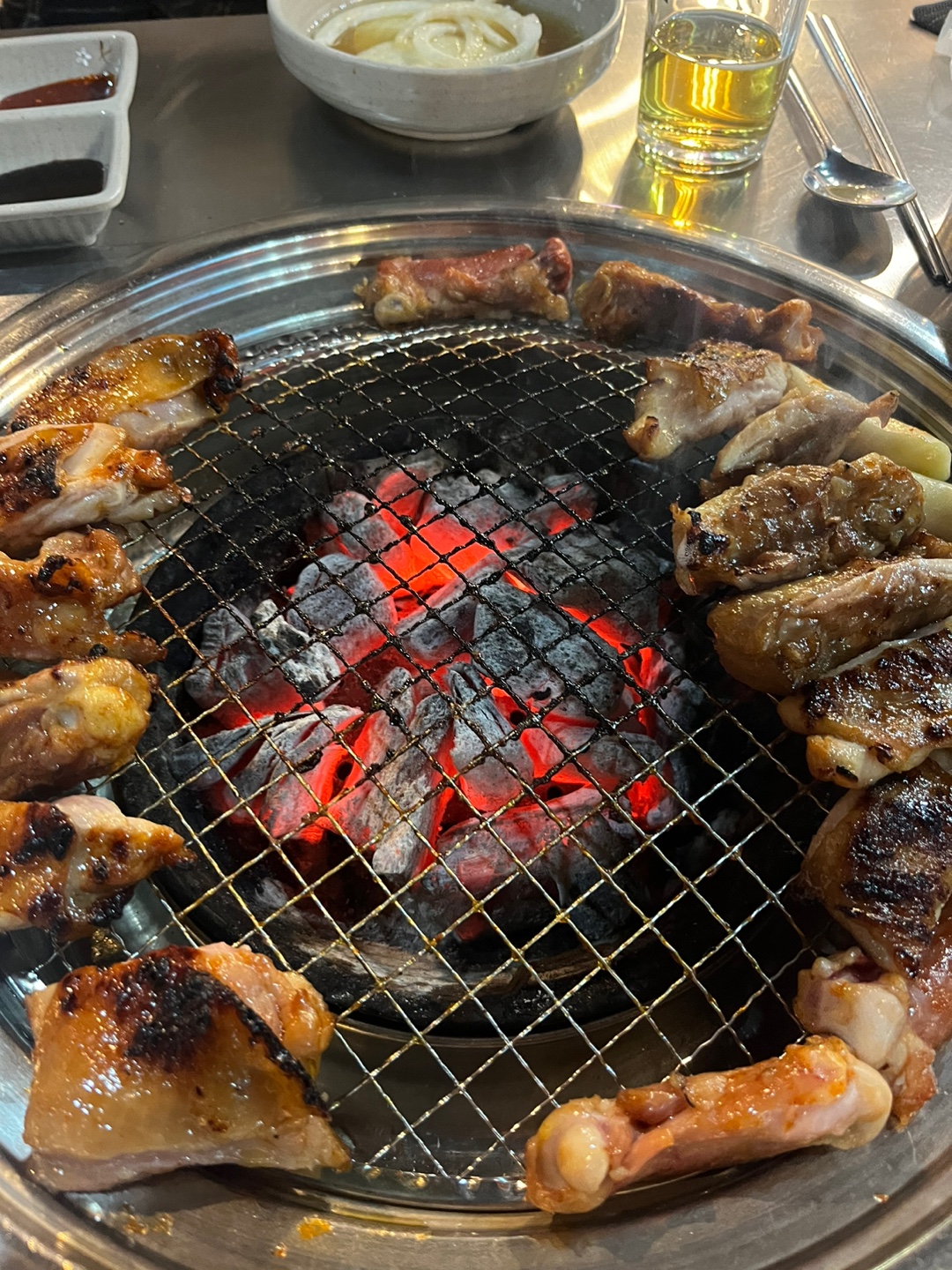  신림역 숯불향 가득! 가성비 맛집 깡통닭갈비!