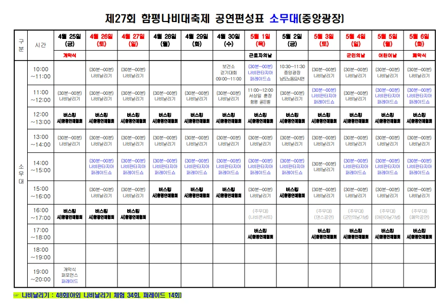 2025 함평 나비대축제 일정&amp;#44; 입장료&amp;#44; 프로그램 총정리