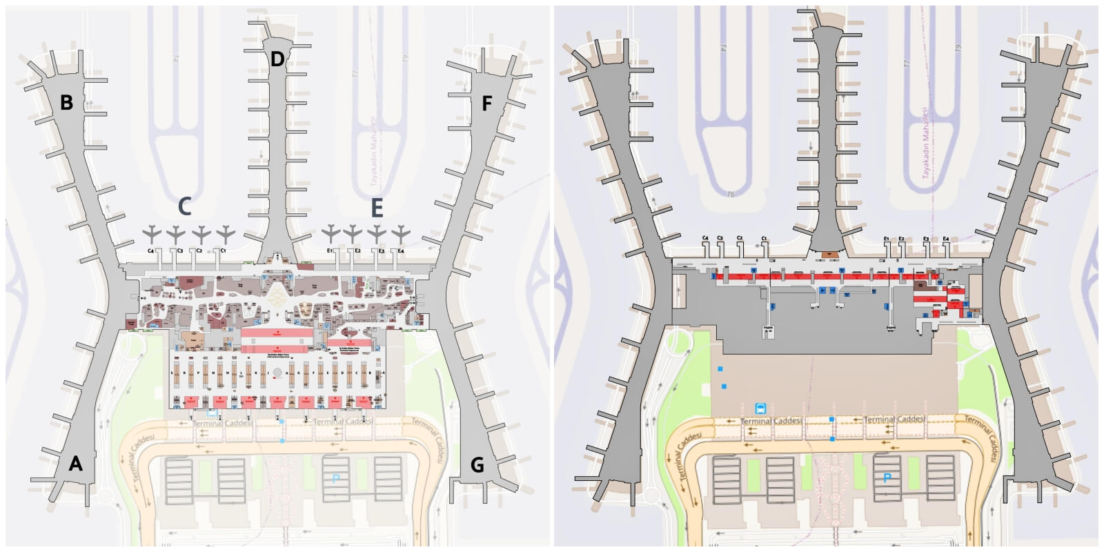 이스탄불 공항 환승 지도