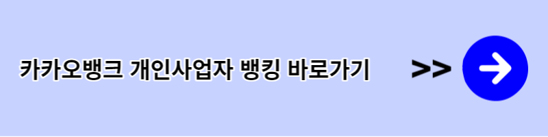 카카오뱅크 개인사업자 은행카드 사업보조금