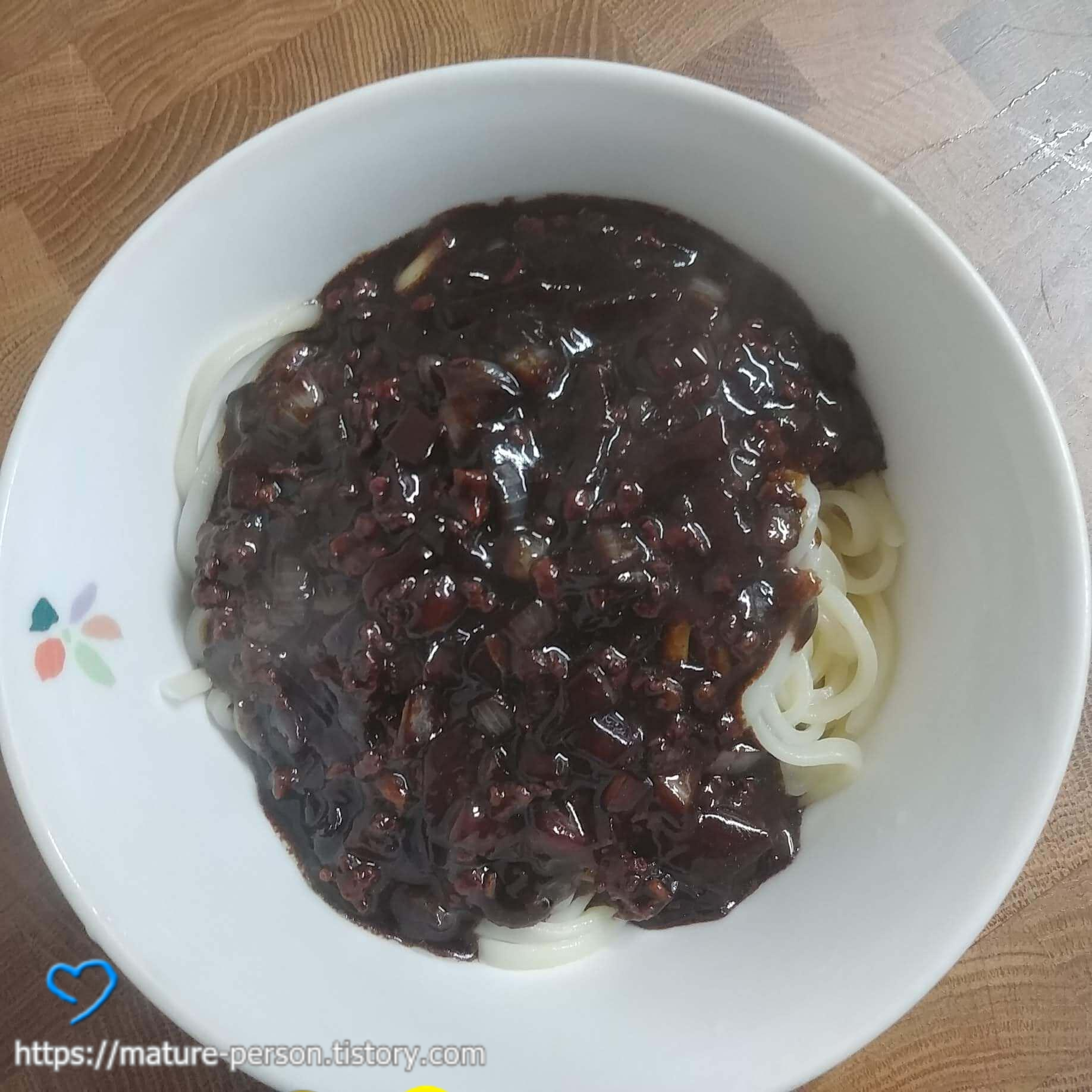  춘장으로 유니짜장 만들기