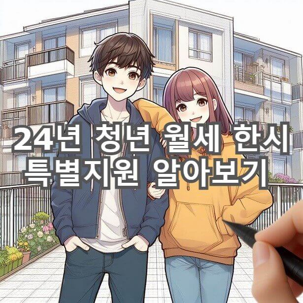  24년 청년 월세 한시 특별지원 확인하고 70만원 꼭 받아가세요