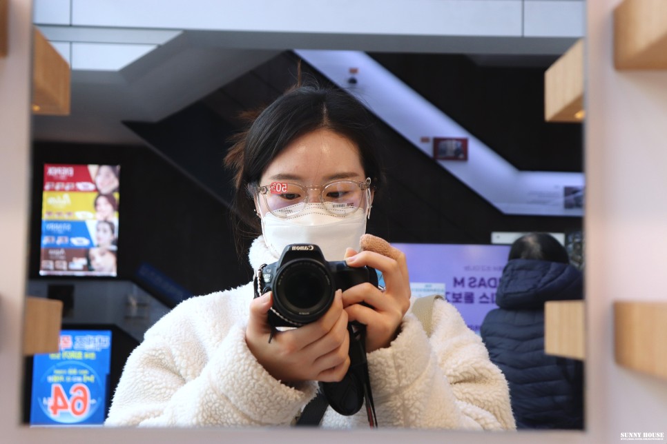 다비치 블루라이트차단 맞추러 방문한 42