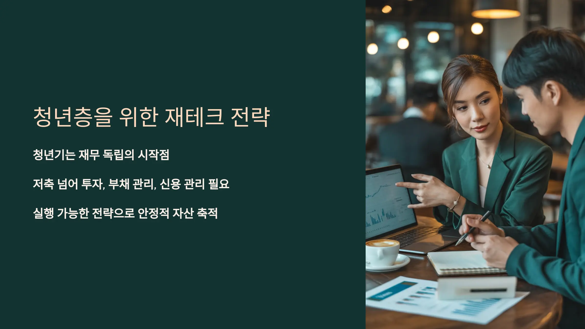 청년층을 위한 재테크 전략