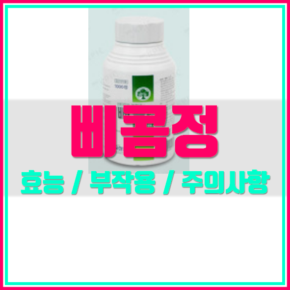  삐콤정 효능 부작용 정보