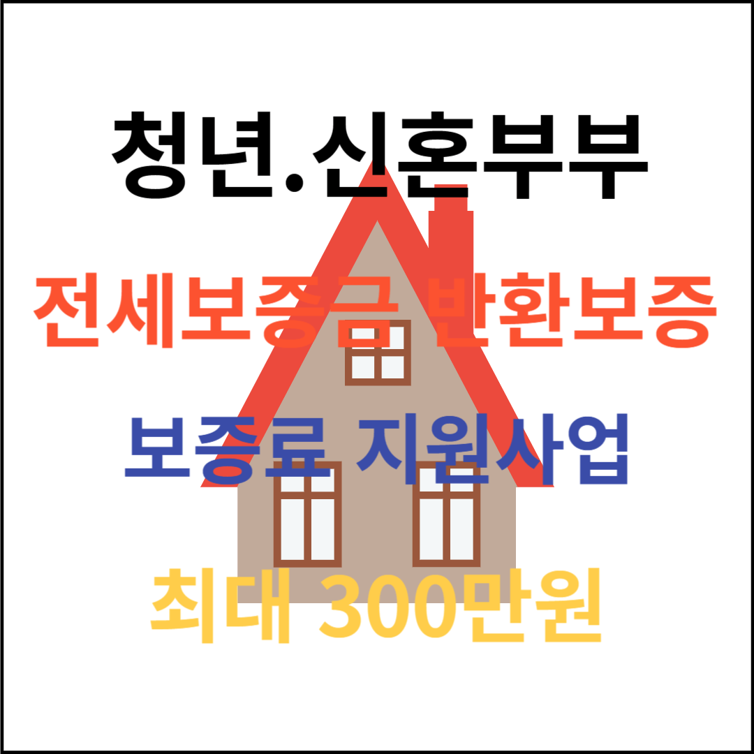 청년 전세보증금 반환보증 보증료 지원