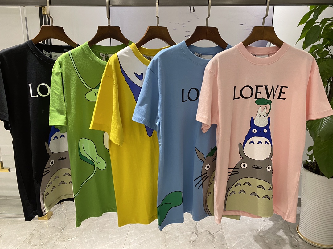  [LOEWE x MY NEIGHBOR TOTORO] 로에베 X 나의 이웃집 토토로 에디션 반팔 티셔츠 (5 COLOR)