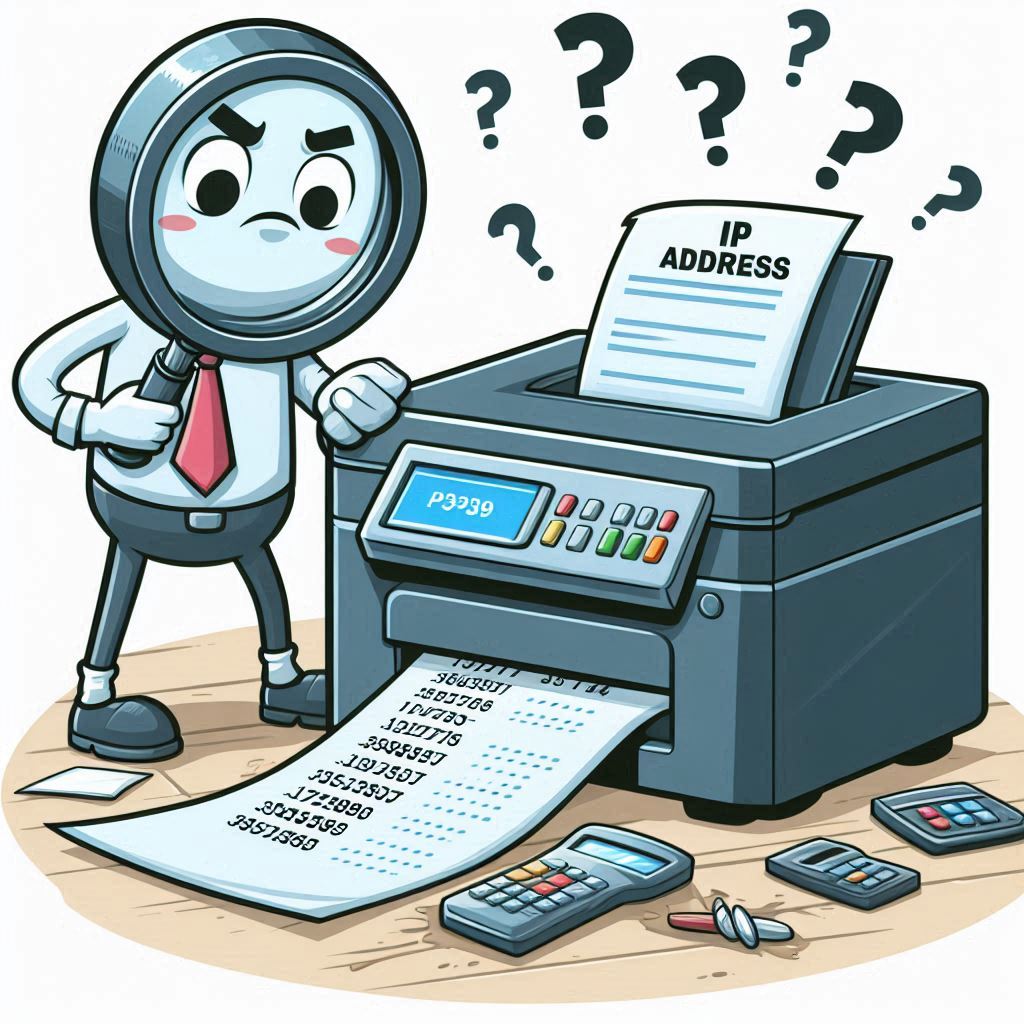 프린터 IP 주소 확인