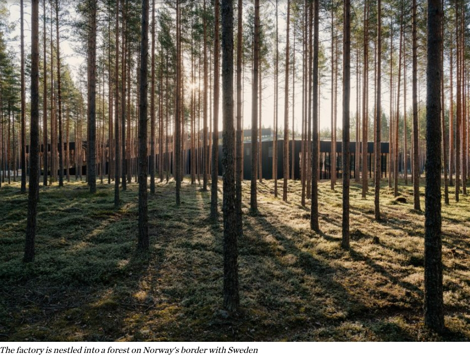 이것이 선진국이다...노르웨이의 세계에서 가장 환경 친화적 가구 공장 VIDEO: BIG completes &quot;world&#39;s most environmentally-friendly furniture factory&quot; in Norway