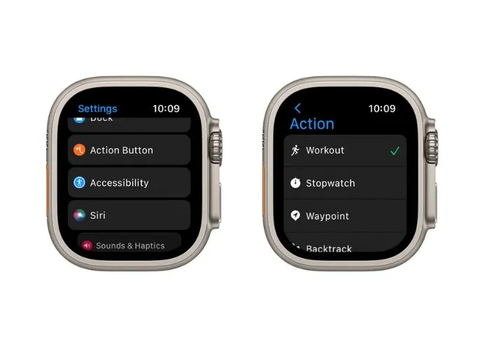 1. Apple Watch Ultra Action 버튼 사용자화하기