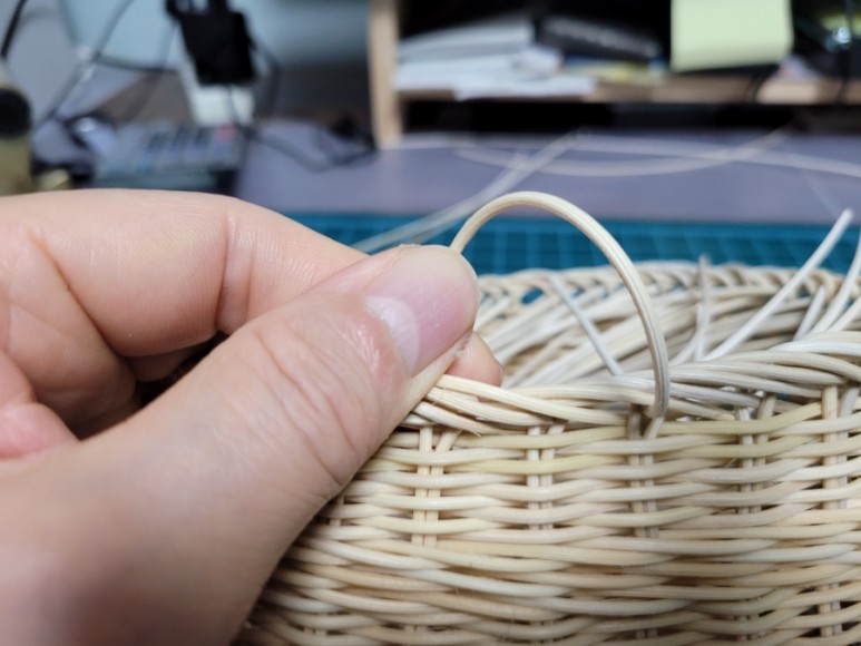 라탄 사각 바구니 만들기 사각바구니 13