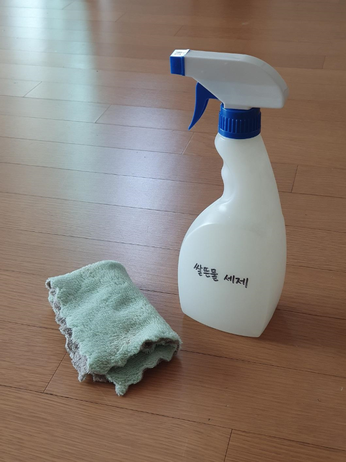  데일리 천연세제 쌀뜨물로 주방 청소 하는 법