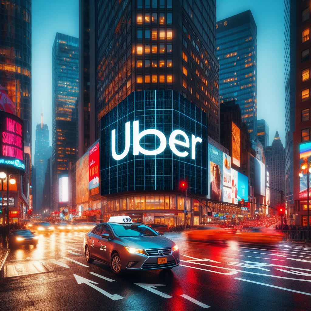 우버(Uber) 기업 로고 이미지