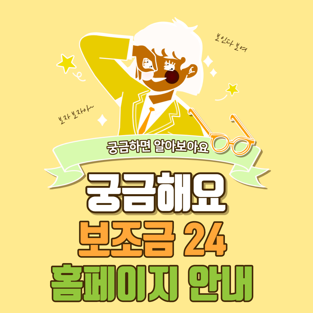  국가 보조금 24 홈페이지