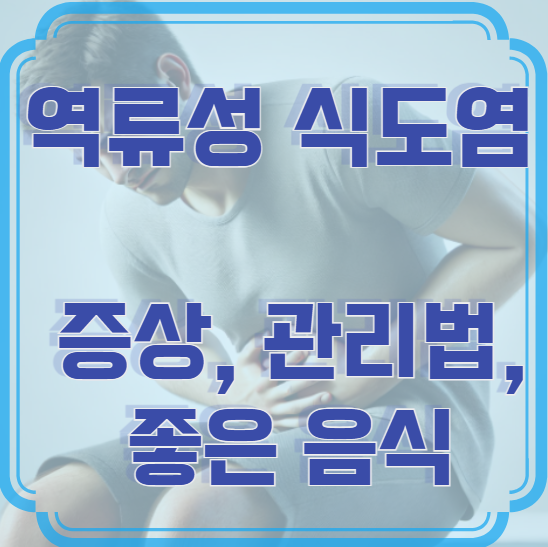 역류성 식도염 증상, 관리법, 좋은 음식 – 방치하면 만성화될 수 있어요!