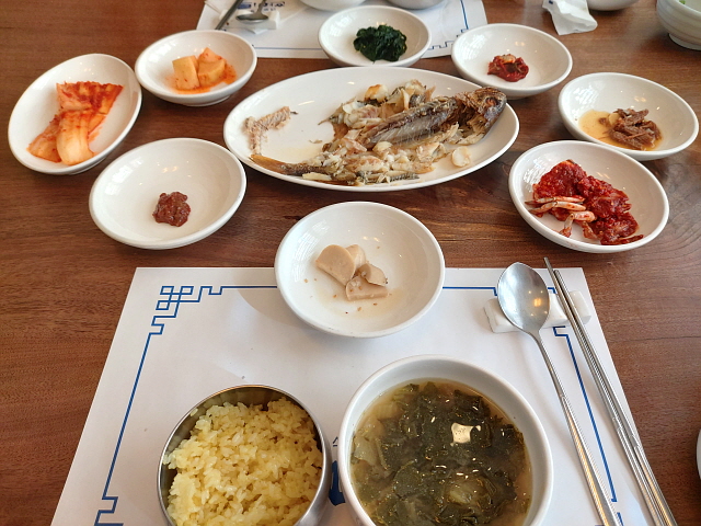 게장과 조기구이