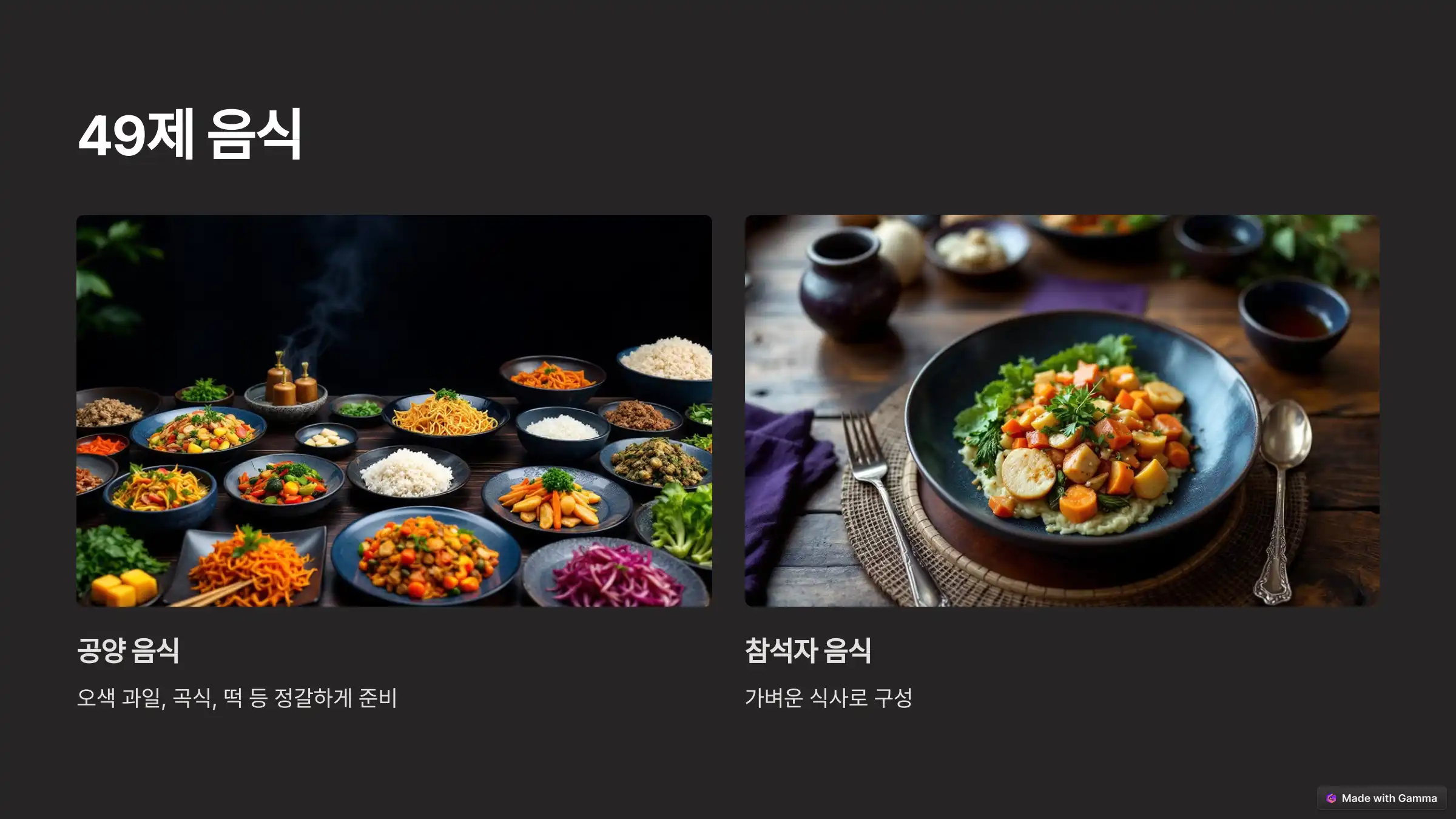 49제 계산 의미 복장 음식