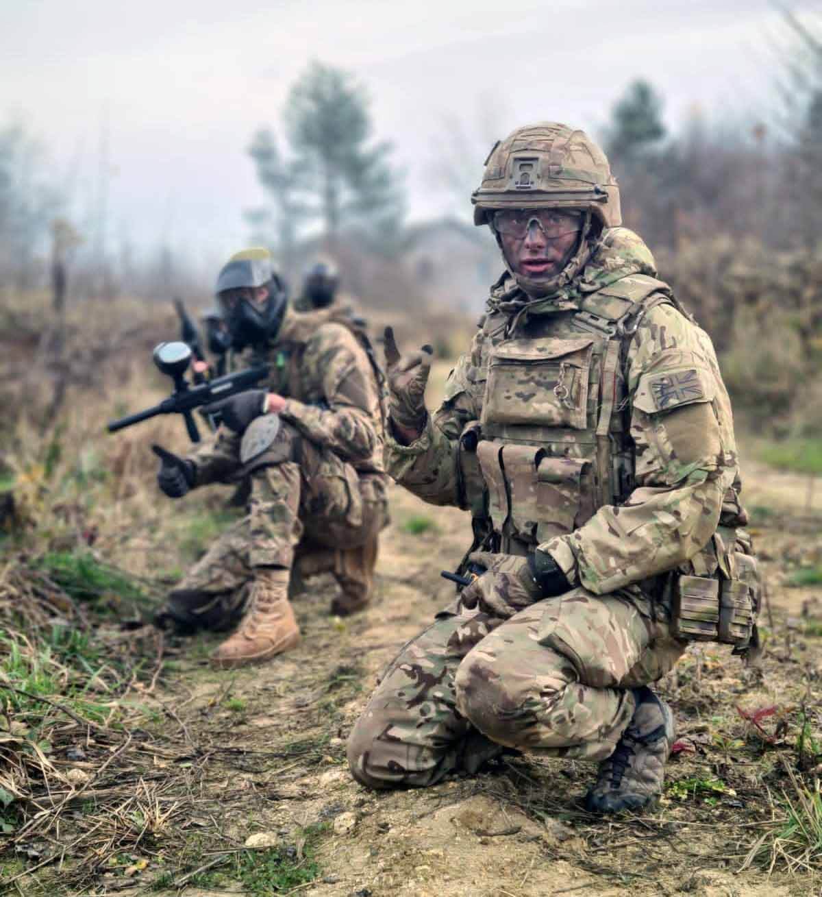 British soldiers in the Ukrainian War