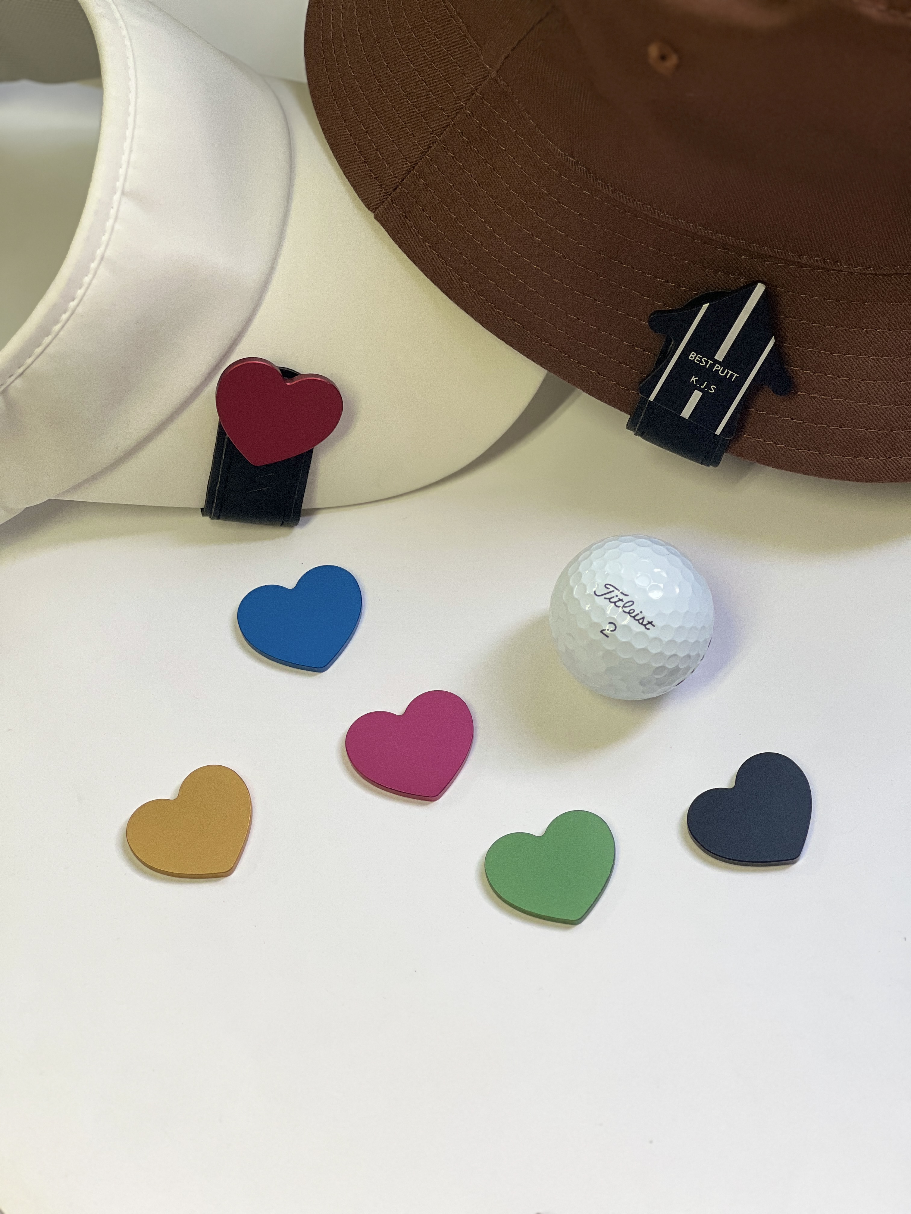 골프패션-하트볼마커-여자친구선물-커플아이템-라운딩용품