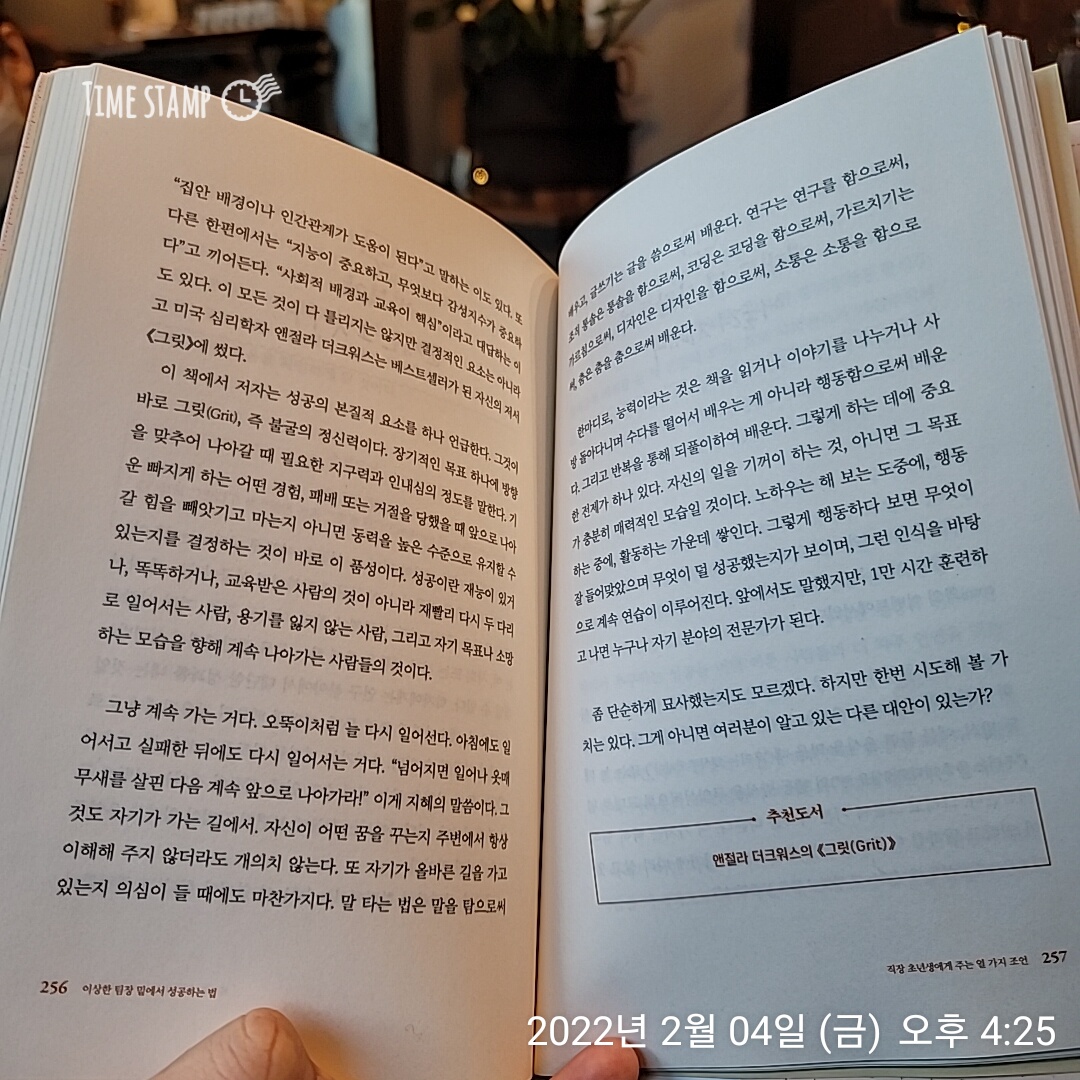  이상한 팀장 밑에서 성공하는 법, 바보야, 문제는 그릿이야