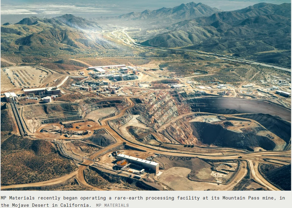  미국, 호주, 캐나다에 부는 희토류 가공 붐...90% 중국 점유 The Coming Boom in Rare Earths