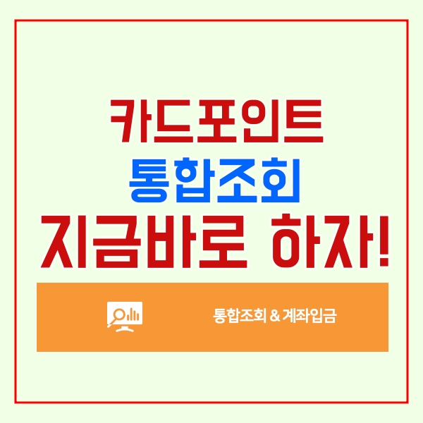  카드포인트 통합조회 시스템