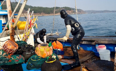 해녀와 남편