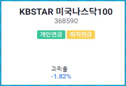 KBSTAR 미국나스닥100