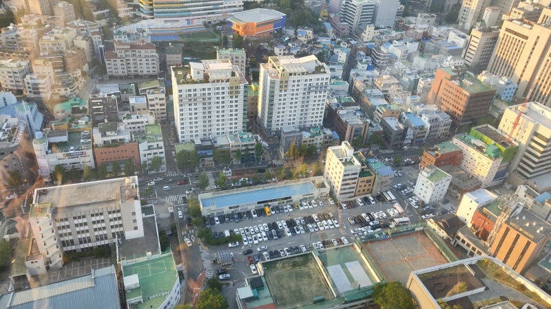 용두산공원 주차장