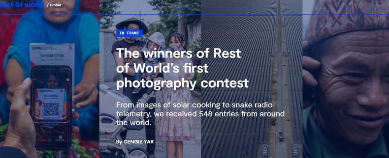 세계 사진 공모전 수상작들 Winners of Rest of World’s first photography contest