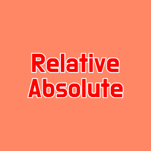 CSS position, relative 와 absolute 