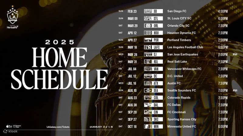 LA 갤럭시 축구 경기 티켓 디그니티 헬스 스포츠 파크 미국