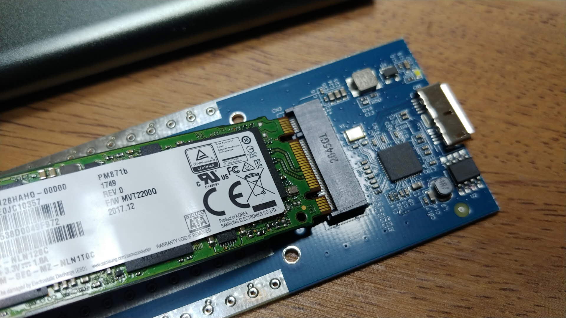  M.2 SSD SATA 방식 외장 케이스 구매후기와 SATA와 PCle 방식 구별법