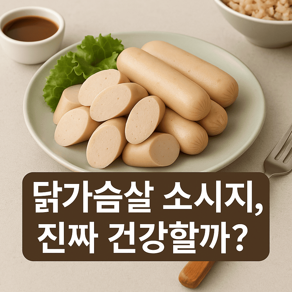 닭가슴살 소시지 건강하게 먹을 수 있을까?