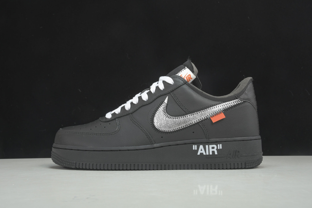  [NIKE x OFFWHITE x MOMA] BC 나이키 X 오프화이트 X 모마 에어포스 1 로우 블랙 AV5210-001