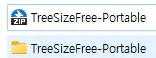 TreeSizeFree-Portable.zip-파일-압축-해제