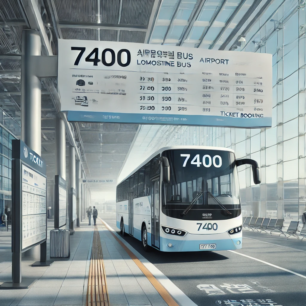 공항버스 7400번 시간표&amp;#44; 공항버스 7400 예매 1