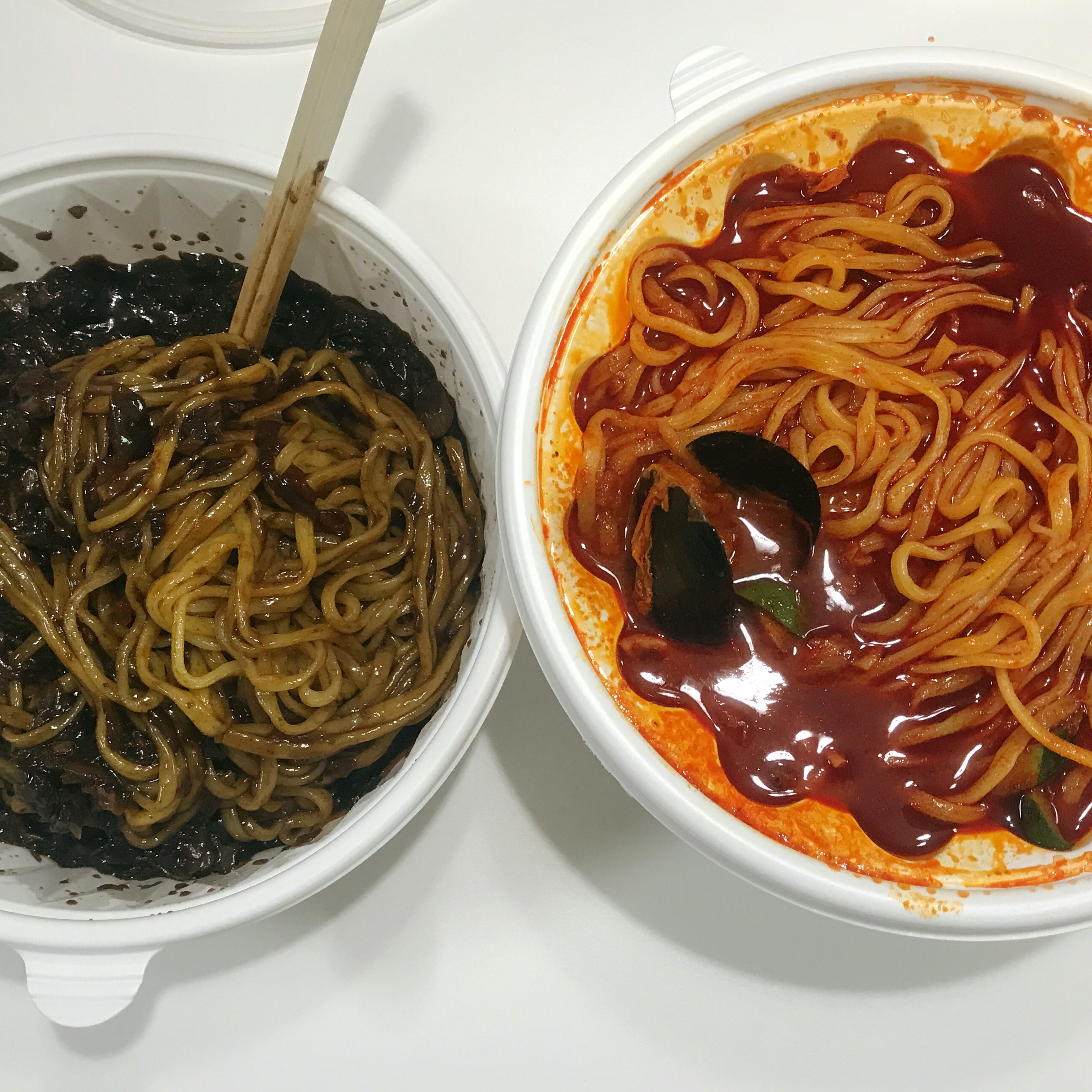  김포 구래동 맛집, 구래동 짬뽕맛집 순정반점에서 포장해온 매운짬뽕과 유니짜장