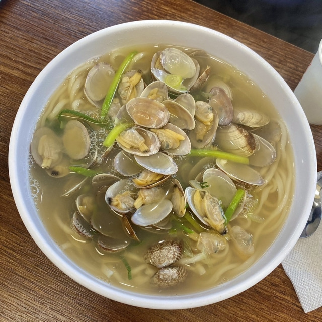 바지락 칼국수