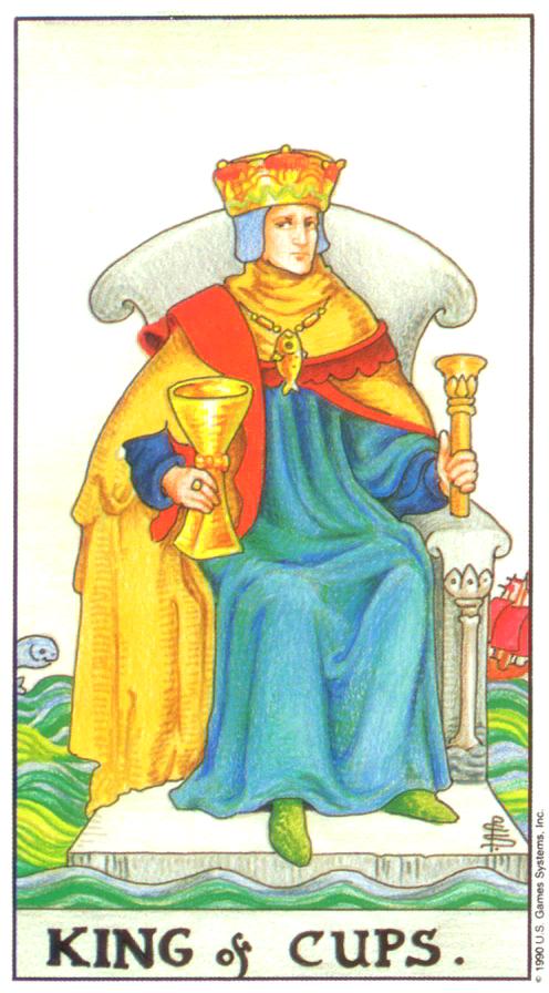  [마이너/컵/정방향] King of Cups (컵 왕) 해석/풀이/키워드/정리