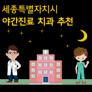 세종시 치과 야간진료 병원 추천