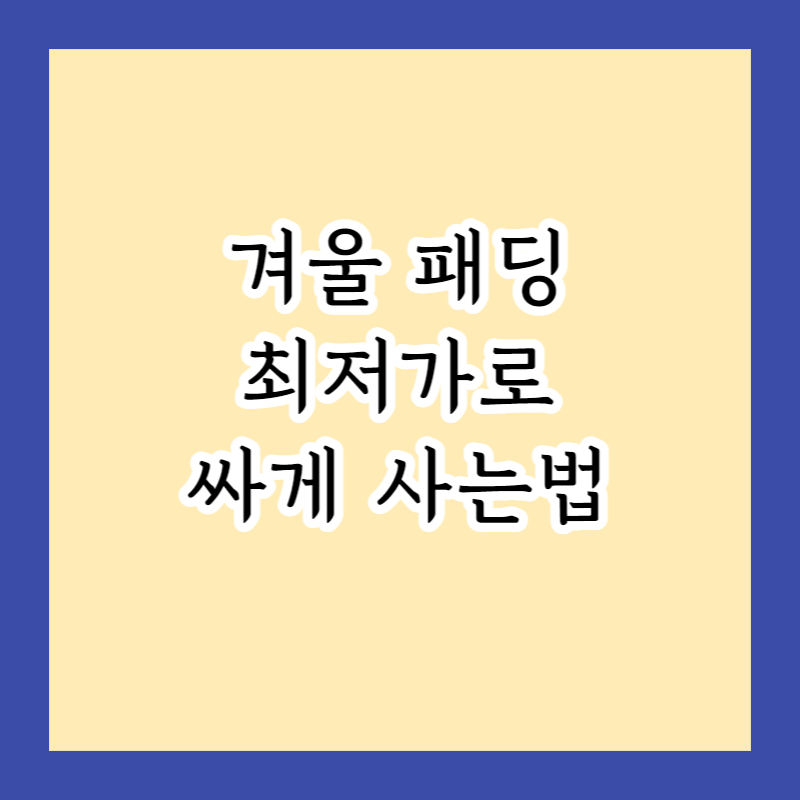  여름철 2024년도 겨울패딩 구매하기 - 역시즌 할인 혜택으로 최대 70% 절약하는 방법