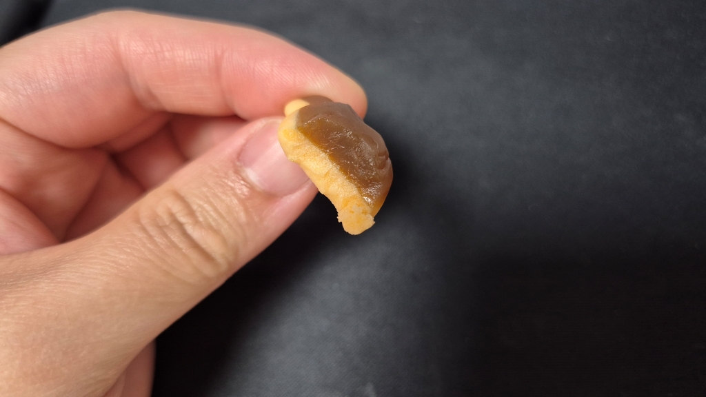 선전룽구푸드 디즈니 스티커젤리 흑당 밀크티 무게, 칼로리, 후기!
