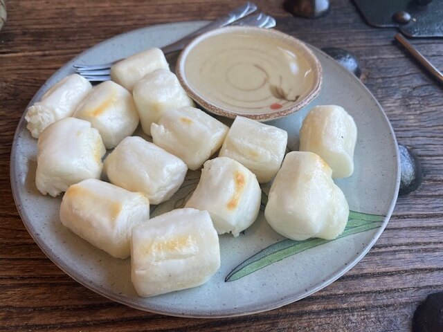 칠곡 가산 전통찻집 차한잔 떡가래구이