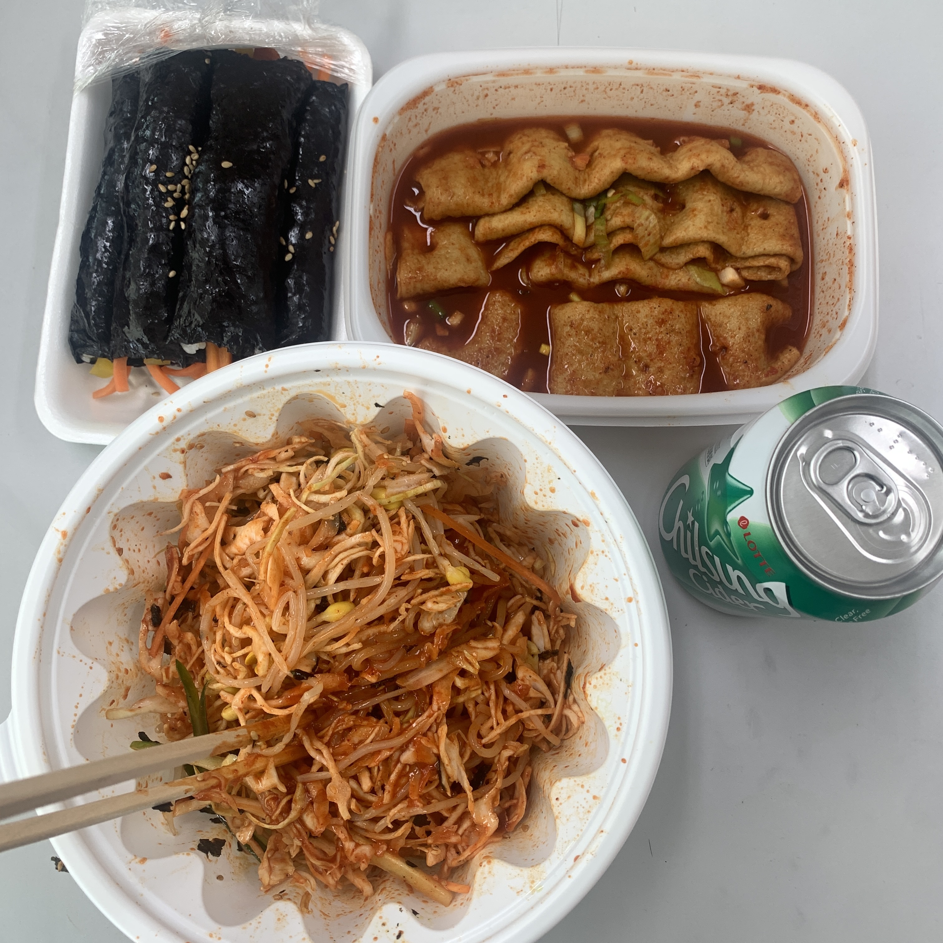  불금엔 빨간맛이지, 백설꼬마김밥(비단길현대시장 맛집)