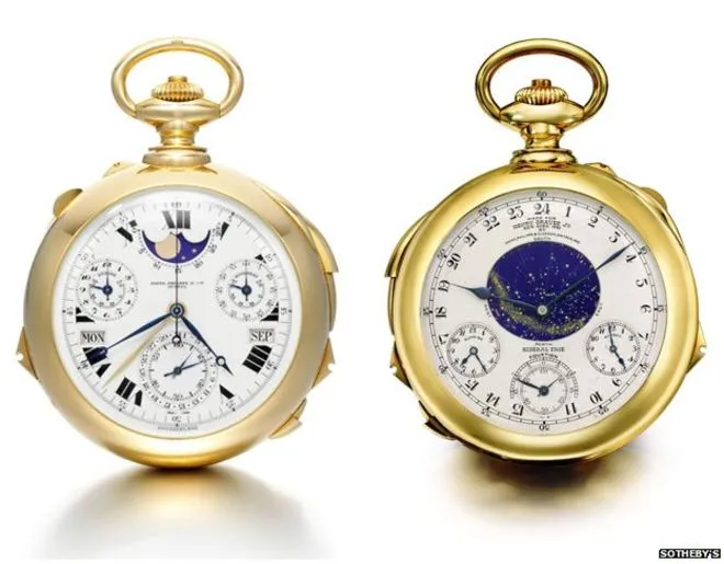 2014년 소더비 경매에서 최고가에 낙찰된 파텍 필립 시계