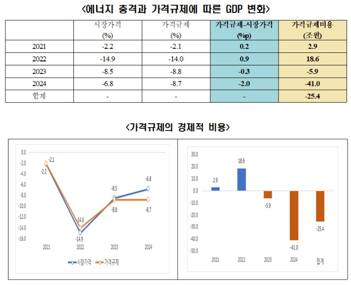  한경연, 국제에너지 가격상승 미반영 가격규제는 "경제적 손실 초래"