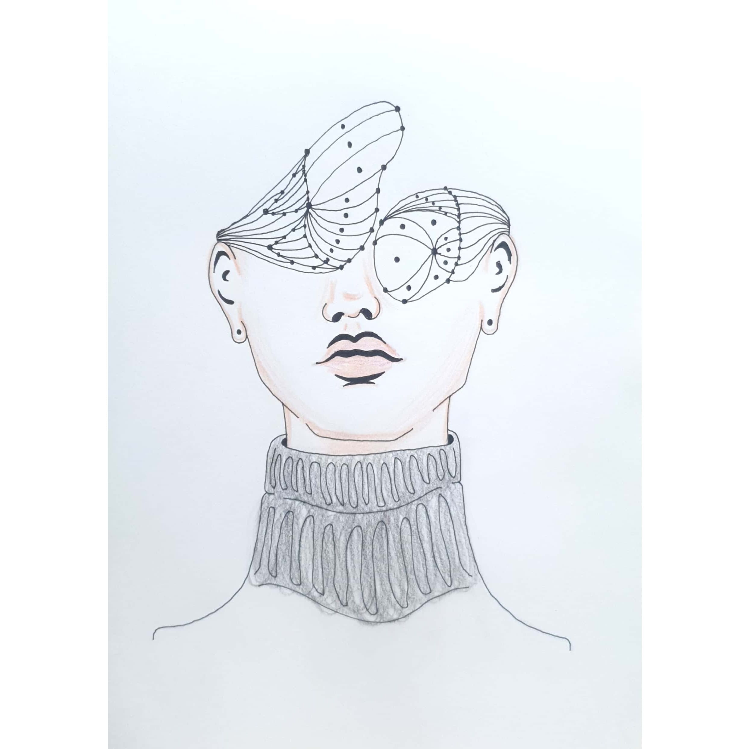  Butterfly Wings 나비 날개 / 일러스트 그림 드로잉 / 추상화 그리기