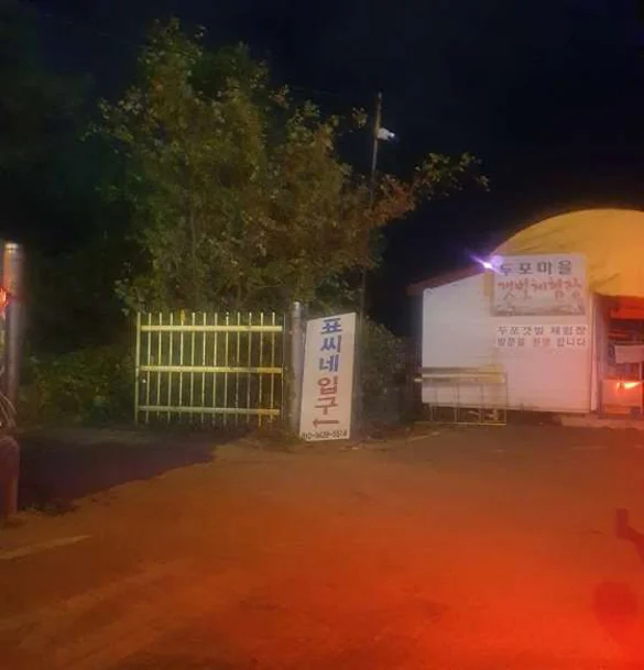 상록해수욕장캠핑장