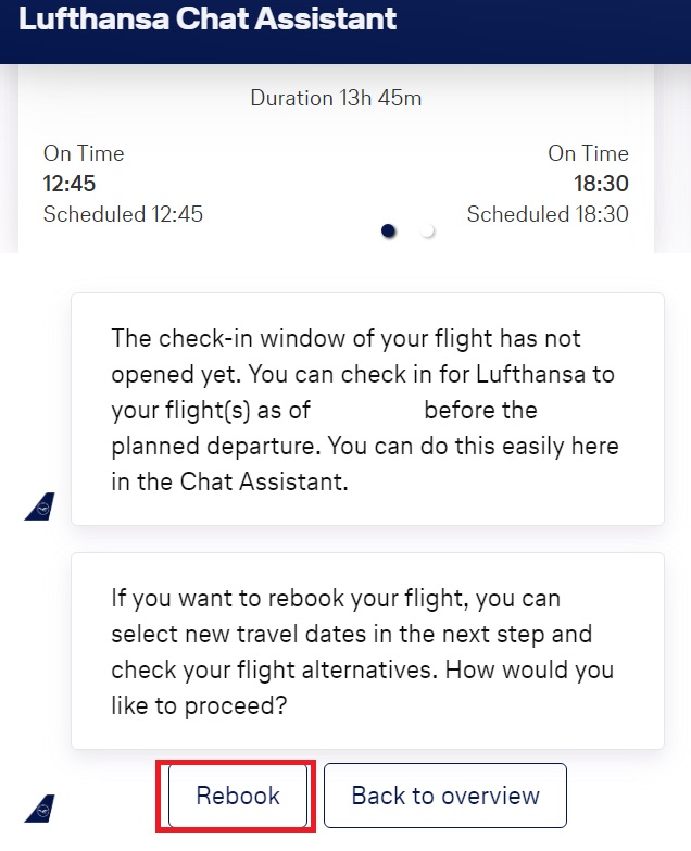 lufthansa chatbot